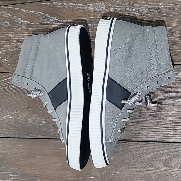 Sperry Rave Verge Hi-Top Sneaker Grey Size 9.5 - Picture 10 of 16